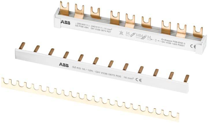 ABB Uni-Kammschiene 12mm SZ-KS1/12 207mm 12x1 Pol