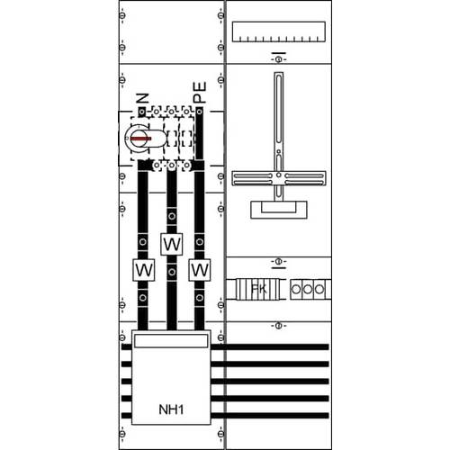 Striebel & John 2CPX033089R9999 KA4263 Zählerschrank Inhalt 1 St.