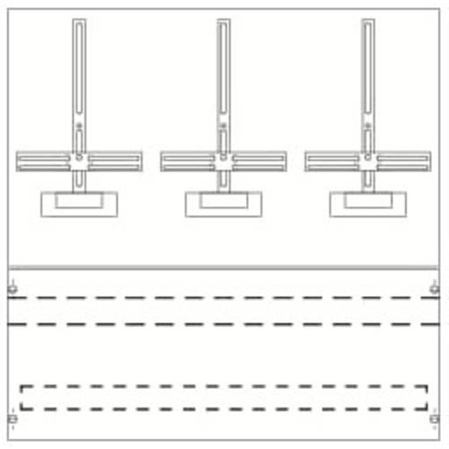 Striebel & John 2CPX038160R9999 Zählerwechselplatte Lichtgrau (RAL 7035), Grau 1 St.