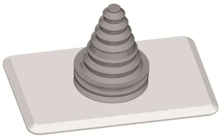 Striebel & John 2CPX010852R9999 Flansch Kunststoff 1polig 1 St.