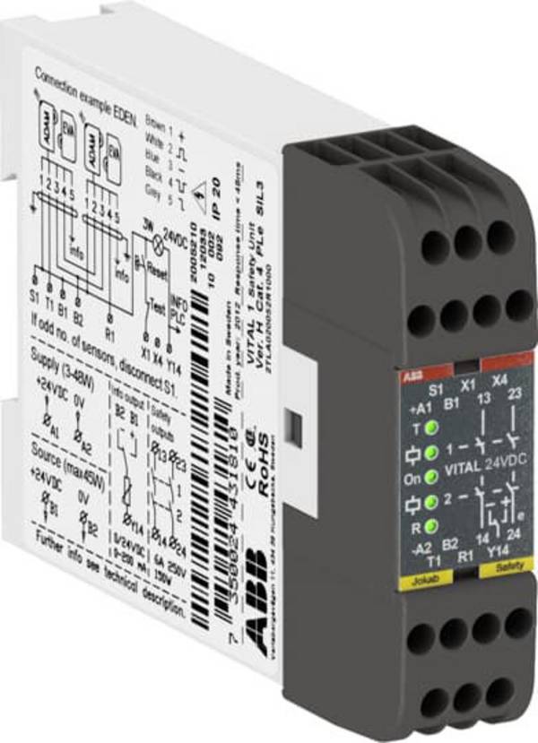 ABB Vital 1 Wahlschalter mit NOT-Aus-Schalter   rastend  1 St. Piece