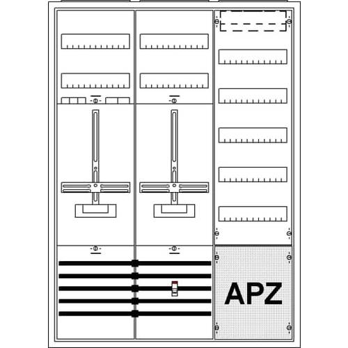 Striebel & John 2CPX035884R9999 KS245Z Zählerschrank Inhalt 1 St.
