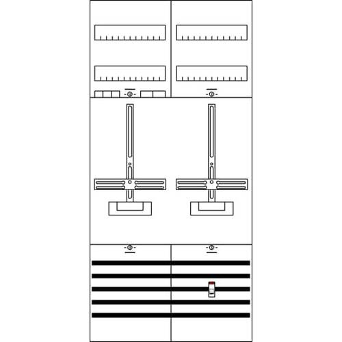 Striebel & John 2CPX035749R9999 KA2274 Zählerfeld Inhalt 1 St.