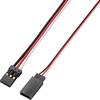 Reely Servo Verlängerungskabel [1x JR-Buchse - 1x Futaba-Stecker] 1 m 0.14 mm² flach 10 St.
