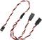 'Y-Kabel mit schwarzem, rotem und weißem Draht; dient zur Verbindung von Komponenten in elektronischen Geräten.'