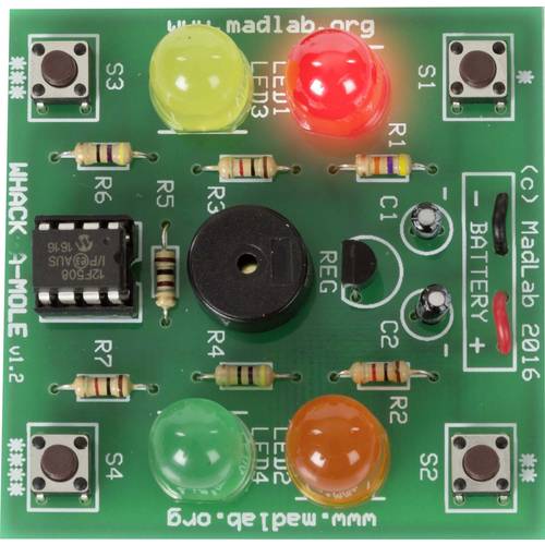 Whadda WSG111 Hau den Maulwurf Ausführung (Bausatz/Baustein): Bausatz 9 V