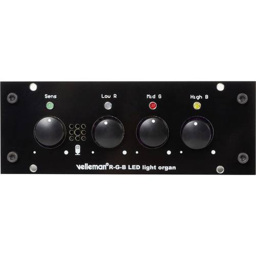 Whadda WSL209 RGB-LED-Lichtorgel Ausführung (Bausatz/Baustein): Bausatz 12 V, 24 V