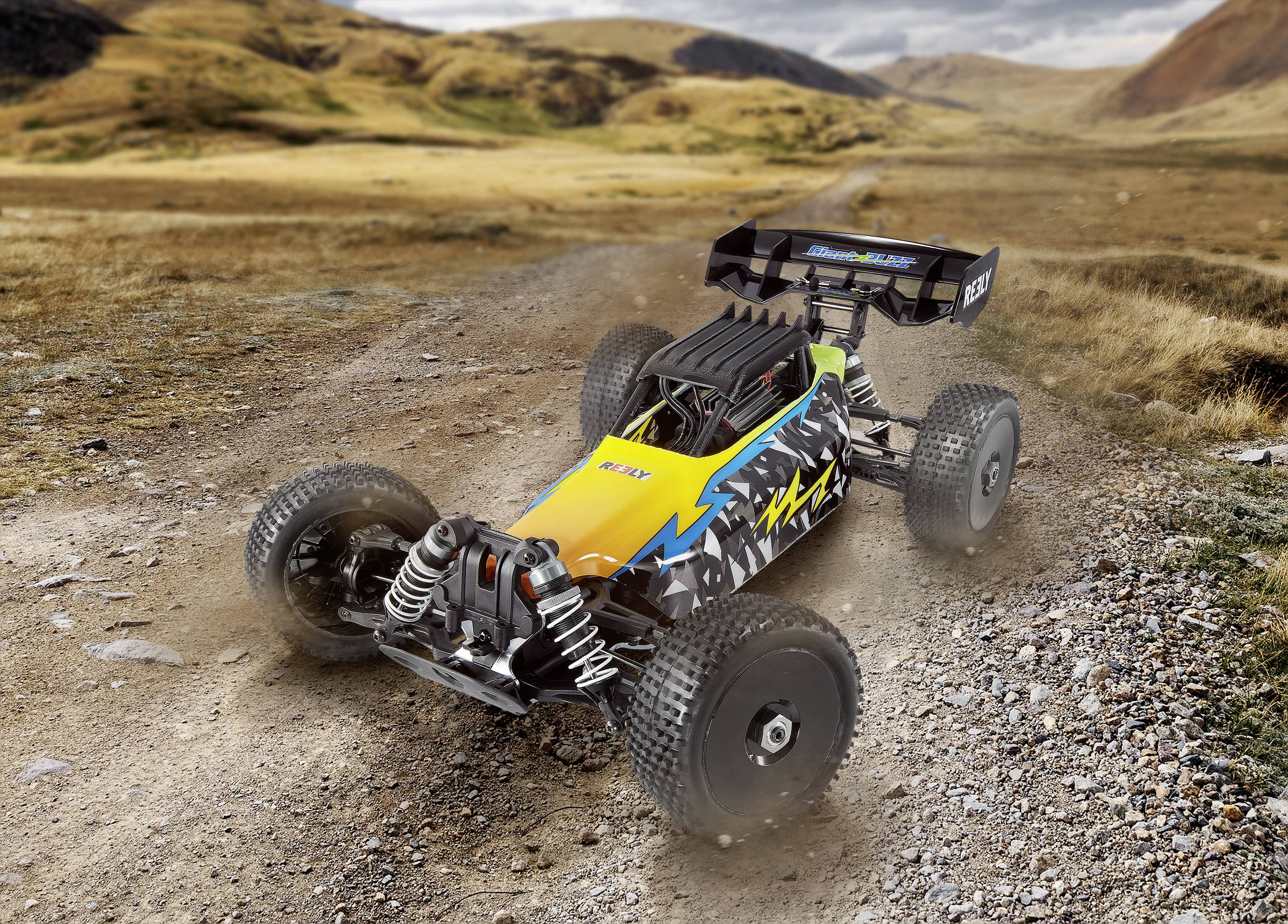 Reely Giant Buzz Brushless 1:8 RC Modellauto Elektro Buggy Allradantrieb (4WD) 100% RtR 2,4 GHz inkl. Akku, Ladegerät un-7