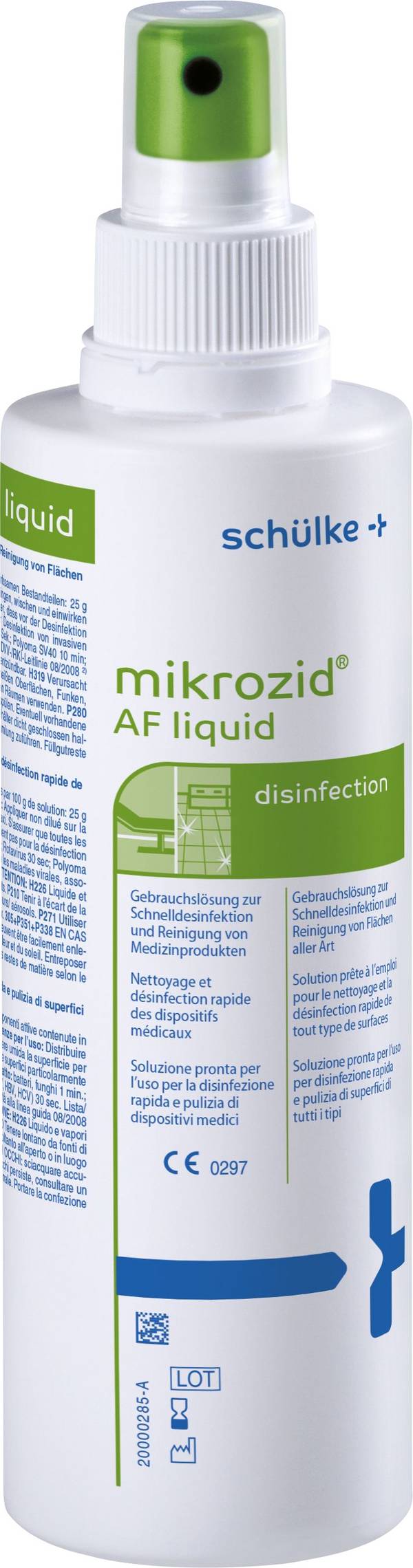 Schülke Schülke mikrozid AF liquid Desinfektion SC1062 Desinfektionsmittel   250 ml