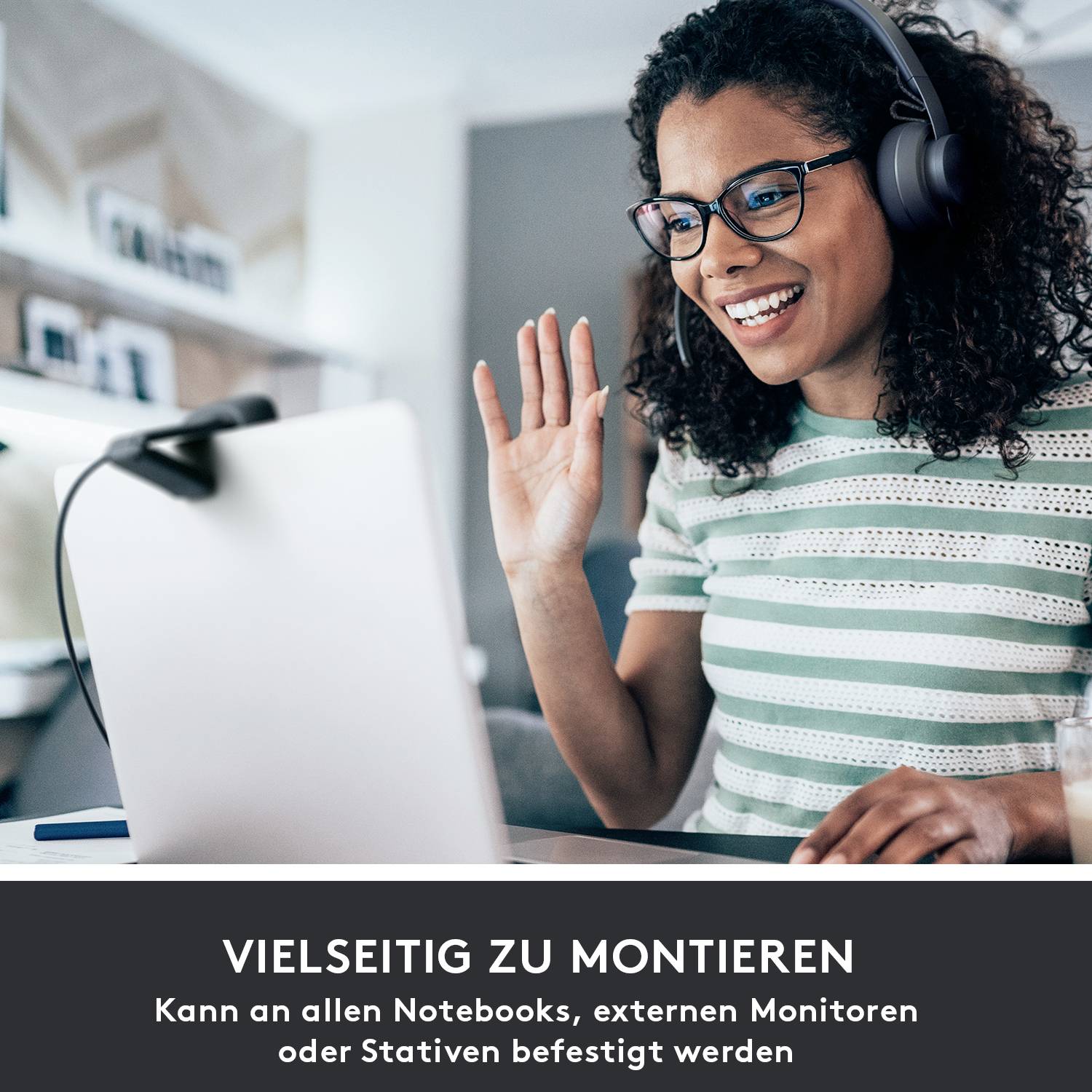 Logitech C505 HD-Webcam Klemm-Halterung-7