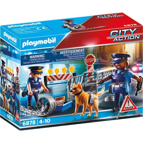 Thumbnail - Playmobil® City Action Polizei-Straßensperre 6878