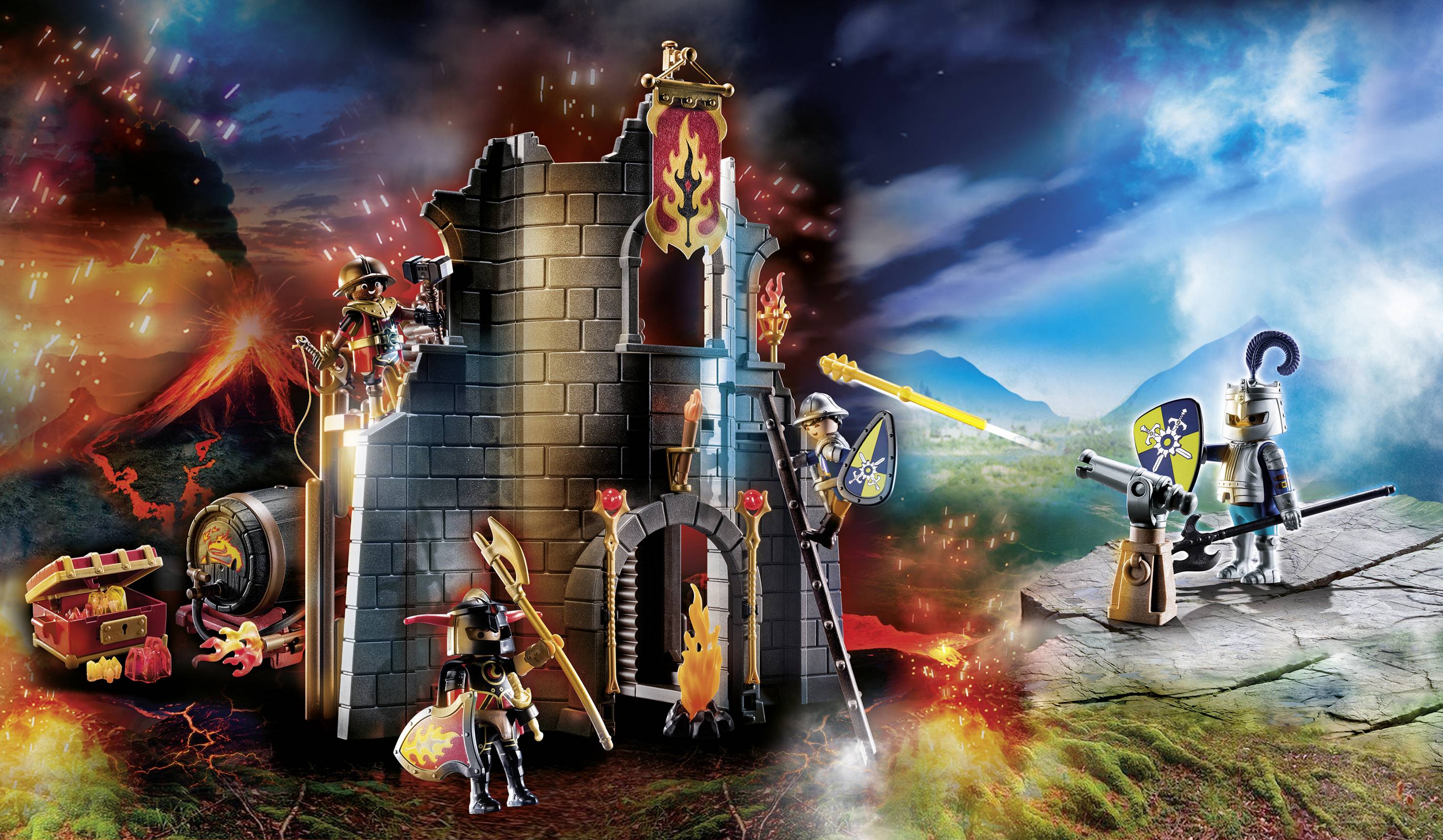 Playmobil® Novelmore Burnham Raiders Feuerruine 70539-1