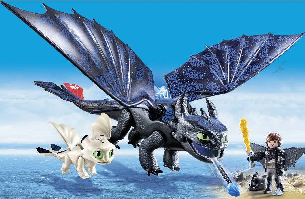 Playmobil® Dragons Ohnezahn und Hicks mit Babydrachen 70037-1