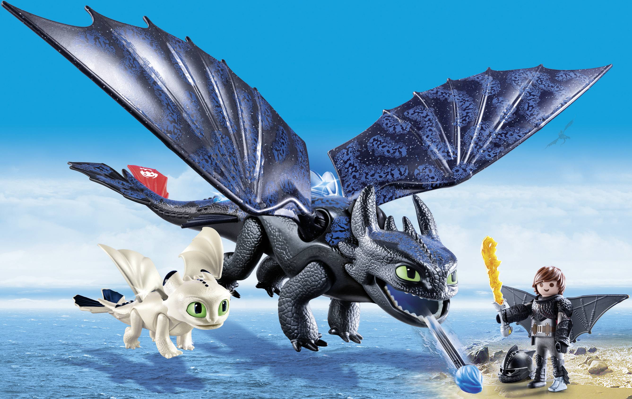 Playmobil® Dragons Ohnezahn und Hicks mit Babydrachen 70037-2
