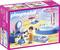Playmobil-Set 'Puppenhaus Badezimmer' mit Spielfigur, Dusche, Waschbecken und Badzubehör. Enthält 51 Teile für kreatives Spielen.