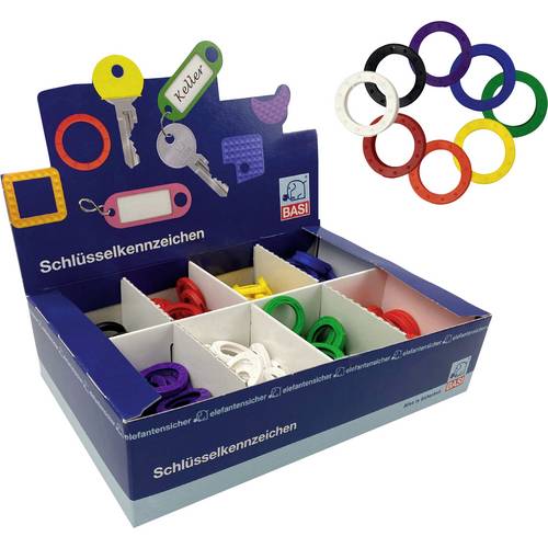 Thumbnail - Basi Schlüsselclip 8580-9000 8-farbig 1 Set