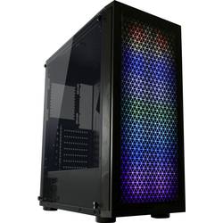 Image of LC Power Gaming 800B Midi-Tower Gaming-Gehäuse Schwarz Integrierte Beleuchtung, Seitenfenster, Staubfilter
