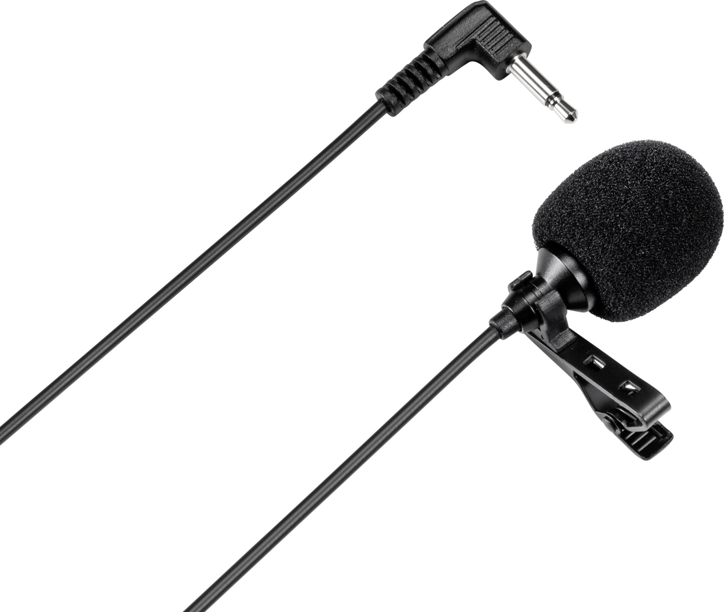RENKFORCE RF-MIC-160 Ansteck Sprach-Mikrofon Übertragungsart:Analog inkl. Klammer