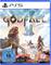 PS5-Spiel 'Godfall', Cover zeigt zwei gepanzerte Krieger mit Schwertern vor einem fantasievollen Hintergrund. Freigegeben ab 16 Jahren.