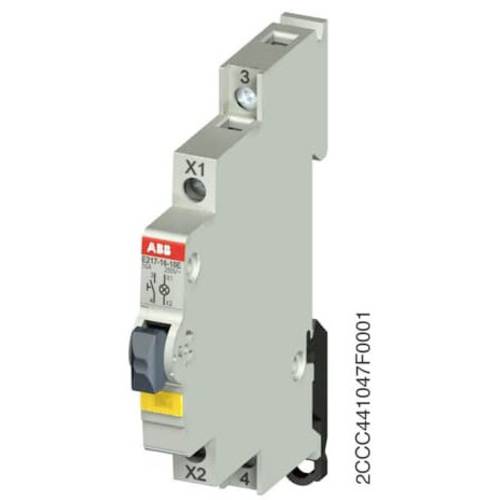 ABB 2CCA703173R0001 Leuchttaster Gelb, Grau 16 A 1 Schließer 48 V 1 St.