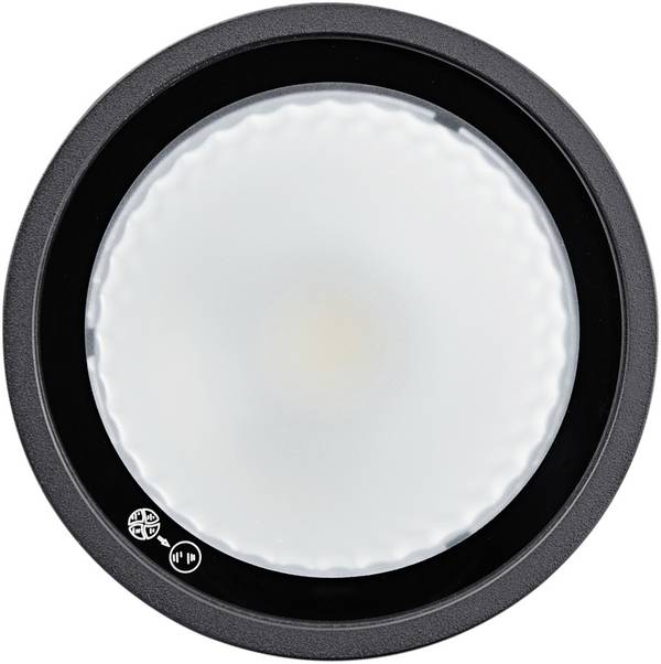 Heitronic 500058 Negro Außendeckenleuchte LED LED 10 W Schwarz