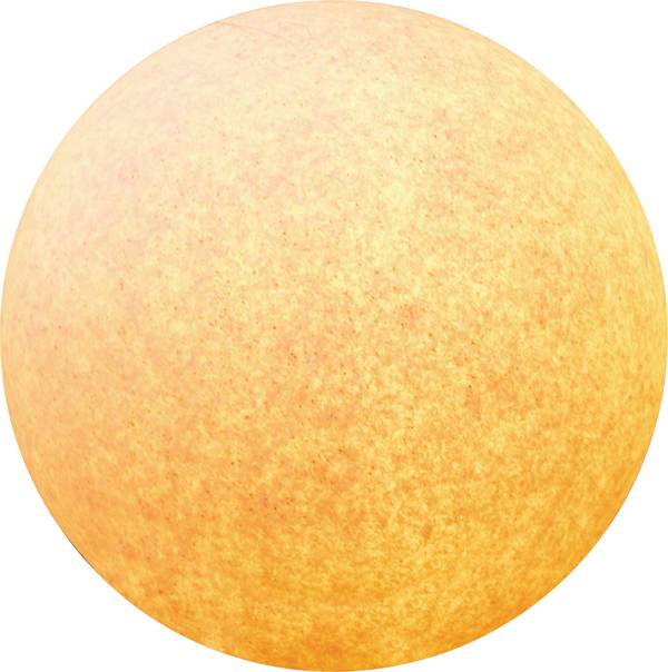 Heitronic 35955 Mundan LED-Gartenleuchte, Außen-Dekobeleuchtung Kugel   LED E27 15 W Terracotta