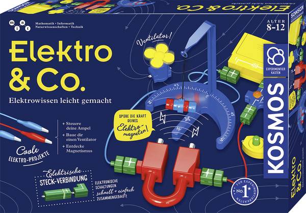 Kosmos Elektro & Co., Elektrisches Set, Strom, 8 Jahr(e), Mehrfarbig