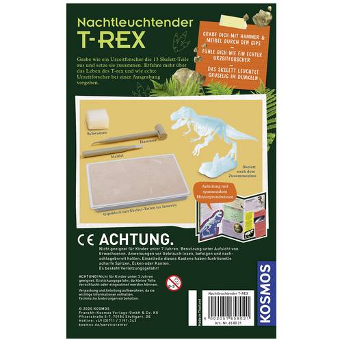 Thumbnail - Kosmos 658021 T-REX Experimente, Mitbring Experimente, Bausätze, Dinosaurier & Ausgrabungssets Experimentierkasten ab 7 ...