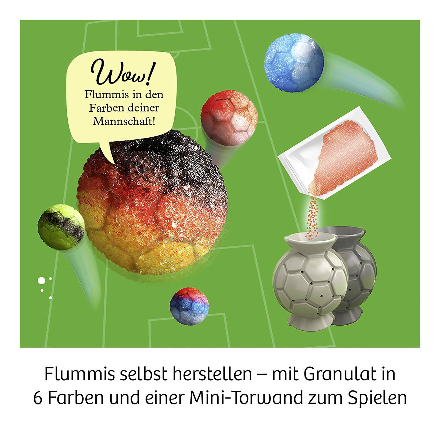 Kosmos Fussball-Flummis, Experimentier-Set, verschiedene, 8 Jahr(e), Mehrfarbig-4