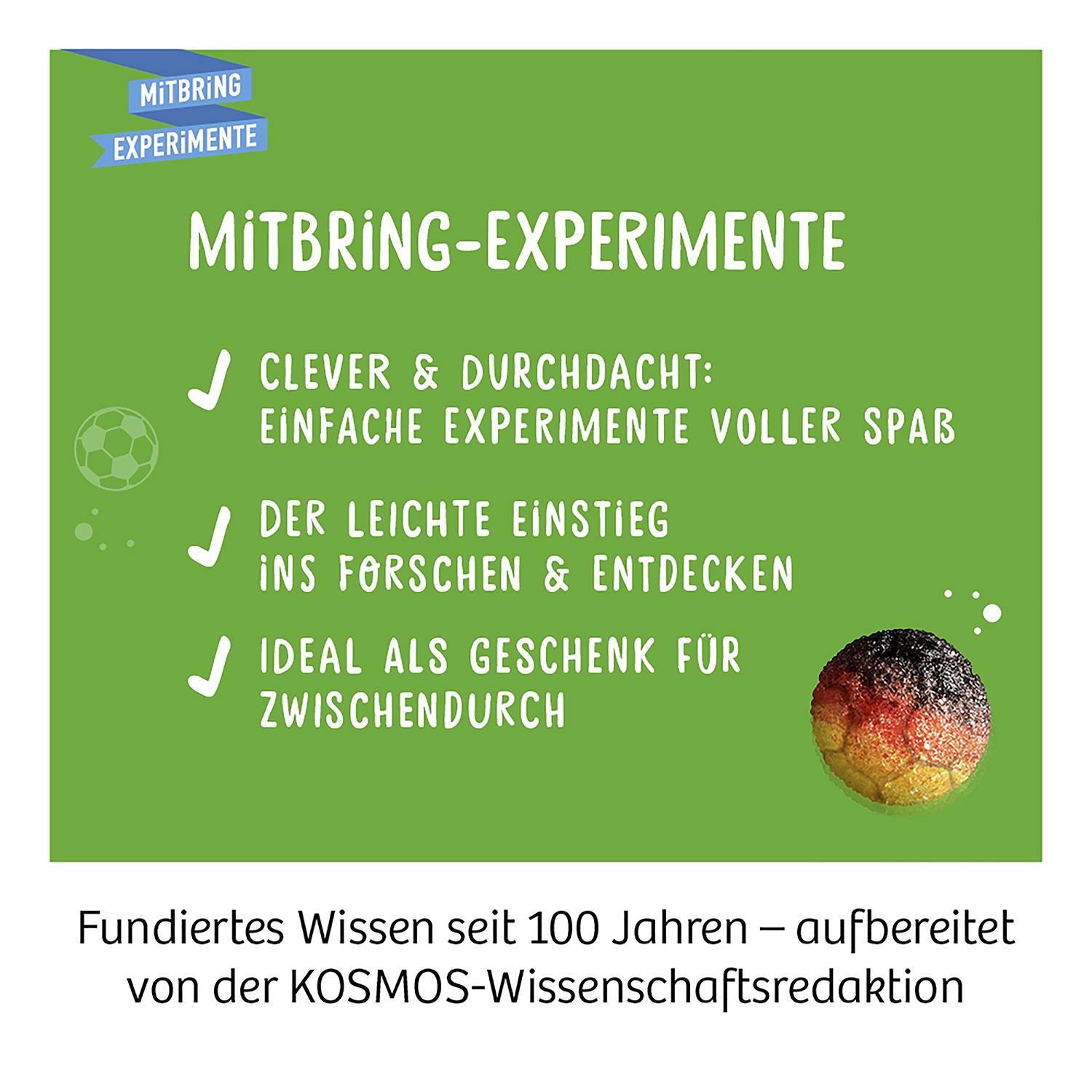 Kosmos Fussball-Flummis, Experimentier-Set, verschiedene, 8 Jahr(e), Mehrfarbig-6