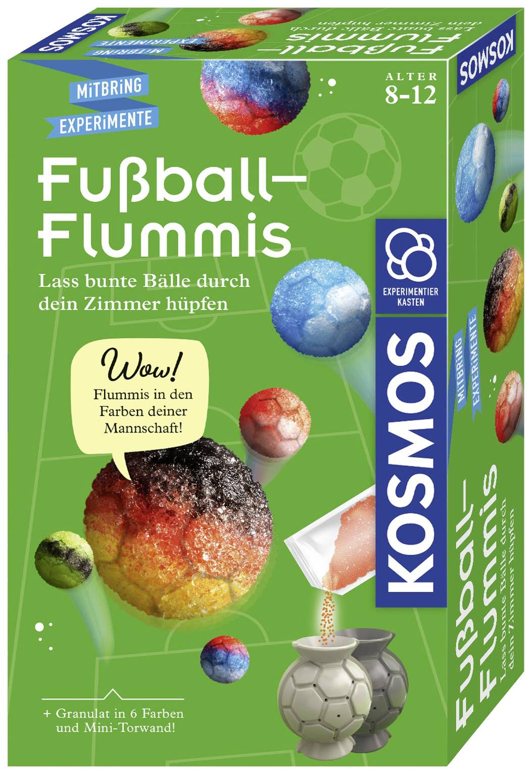 Kosmos Fussball-Flummis, Experimentier-Set, verschiedene, 8 Jahr(e), Mehrfarbig-0