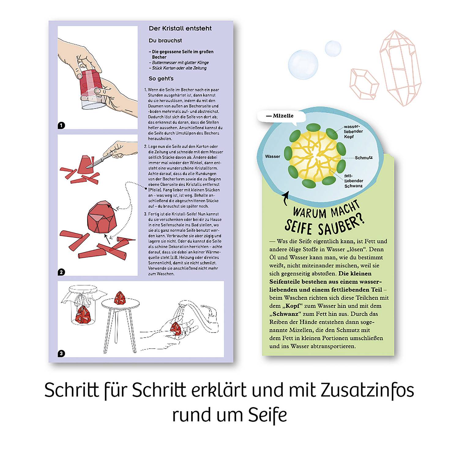 Kosmos Kristall-Seife, Seife, Chemie, 8 Jahr(e), Mehrfarbig-4
