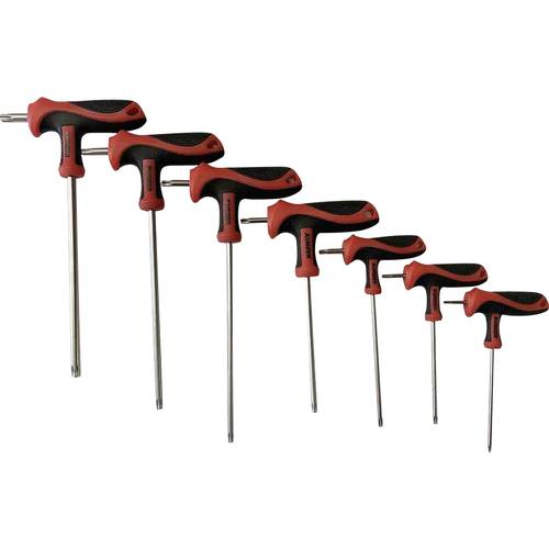 Thumbnail - Kunzer T-Griff-TX-Profil 7tlg. Werkstatt Sechsrund-Schraubendreher 7teilig Innen-Sechsrund (TX)