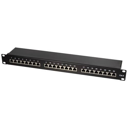 Thumbnail - LogiLink NP0055 24 Port Patch-Panel 483 mm (19) CAT 6 1 HE Mehrfarbig
