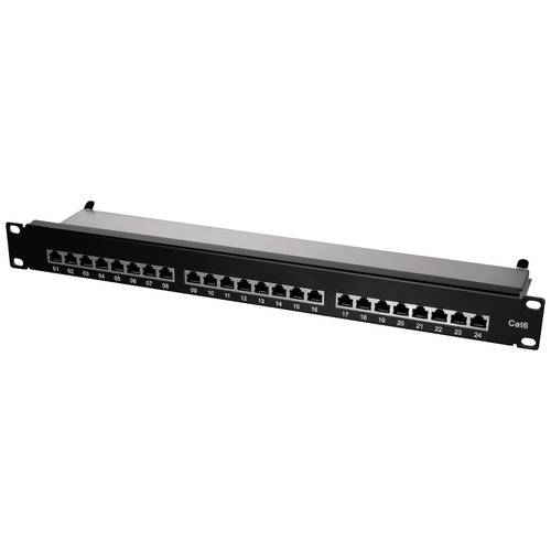LogiLink NP0048 24 Port Patch-Panel 483 mm (19) CAT 6 1 HE