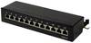 LogiLink NP0017 12 Port Patch-Panel CAT 6 1 HE Mehrfarbig Bestückt