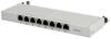 LogiLink NP0077 Patch-Panel CAT 6 0.5 HE Grau Bestückt