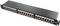 'Patchpanel mit 24 Ethernet-Ports, beschriftet von 1 bis 24, geeignet für CAT 6 Netzwerkkabel, zur Verwendung in Server-Racks.'