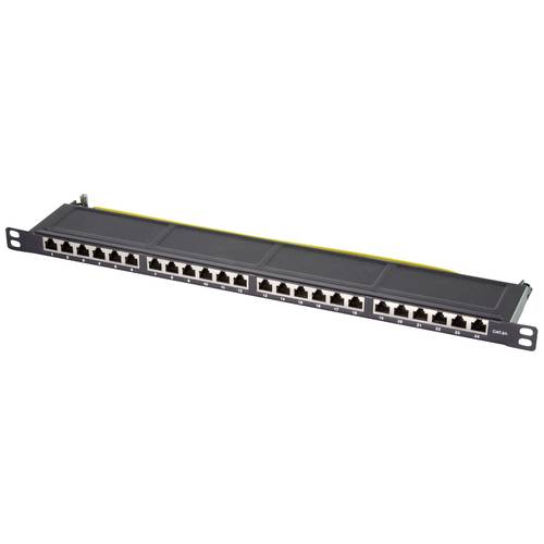 Thumbnail - LogiLink NP0063 24 Port Patch-Panel 483 mm (19) CAT 6a 0.5 HE Schwarz