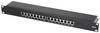 LogiLink NP0076 16 Port Patch-Panel 483 mm (19") CAT 6a 1 HE Schwarz