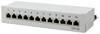 LogiLink NP0019 12 Port Patch-Panel CAT 6a Mehrfarbig