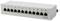 Ein Patchpanel mit 12 Ethernet-Ports, beschriftet von 1 bis 12, für Kabel des Typs CAT 6A.