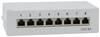 LogiLink NP0018 8 Port Patch-Panel CAT 6a 1 HE Mehrfarbig