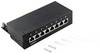 LogiLink NP0018B 8 Port Patch-Panel CAT 6a 1 HE Mehrfarbig