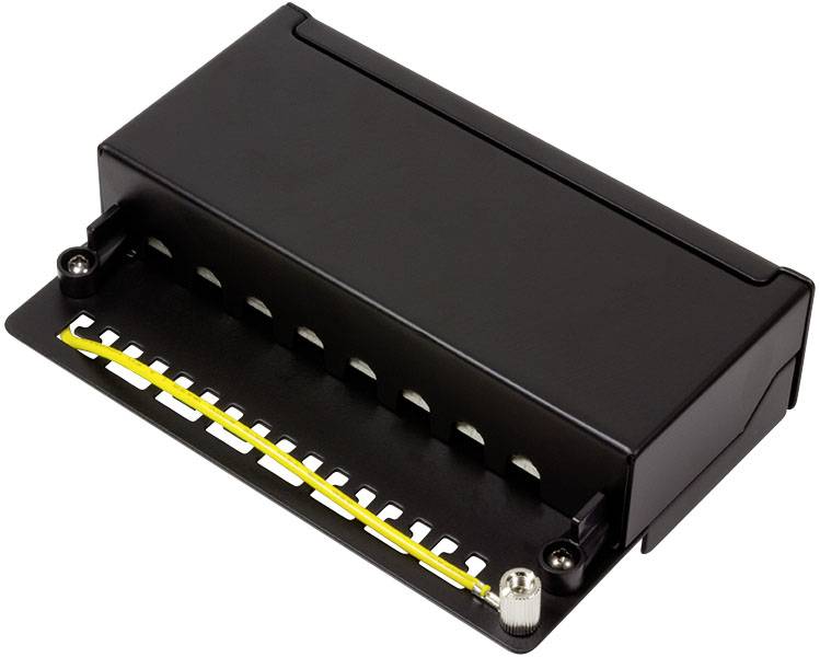 Schwarze elektrische Gitarren-Tonabnehmereinheit mit gelbem Kabel, geeignet zur Verstärkung und Modifikation des Gitarrensounds.