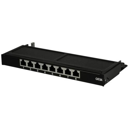 LogiLink NP0064B Patch-Panel CAT 6a 0.5 HE
