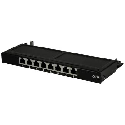 LogiLink NP0064B  Patch-Panel CAT 6a 0.5 HE 
