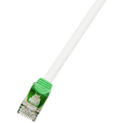 Ein Ethernet-Kabel mit grünem Stecker, geeignet für die Verbindung eines Geräts mit einem Netzwerk für schnelle Datenübertragung.