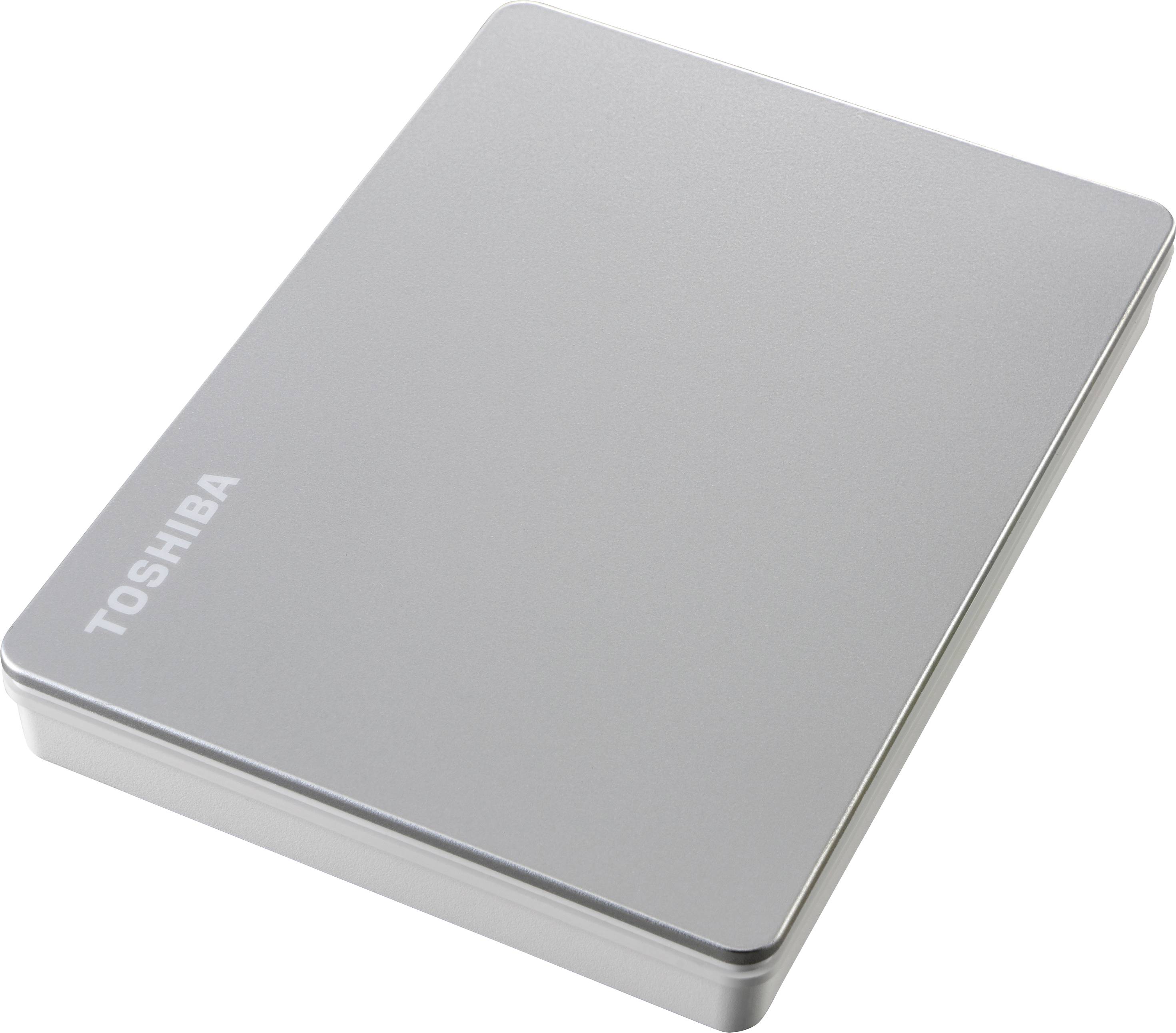 Toshiba Canvio Flex 2 TB Externe Festplatte 6.35 cm (2.5 Zoll) USB-A (USB 3.2 Gen 1) Silber HDTX120ESCAA-1