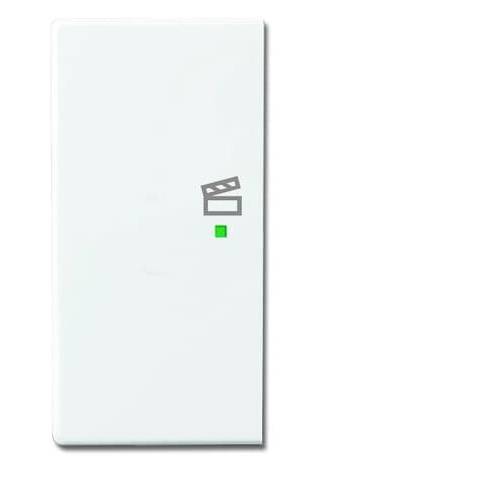 Busch-Jaeger 2fach Abdeckung Symbolwippe Szene Carat, free@home, Future Linear, Solo Weiß, Verkehrsweiß 2CKA006220A0058 ...